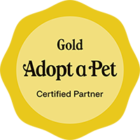 Adopt-a-Pet Gold Certified Shelter badge